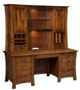 Arts & Crafts Wall Desk with Hutch